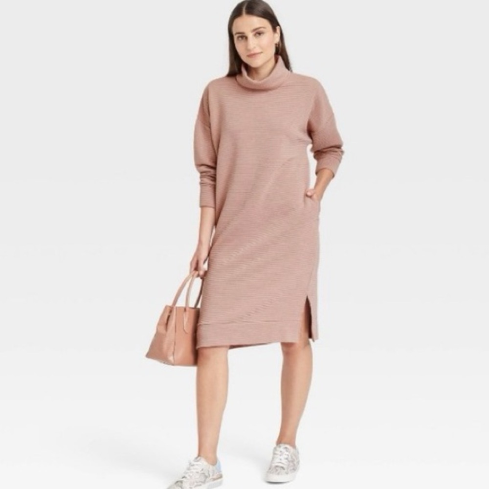 A New Day Ribbed Midi Dress‎ size XS